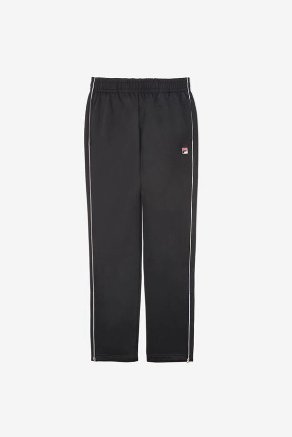 Fila Italia Track Men's Pants - Black/White,NZ 269-89467